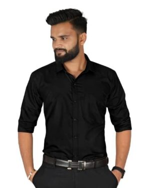Premium Cotton Blend Slim Fit Button-Down Shirt