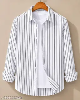 Premium Full Sleeve Striped Shirt for Men