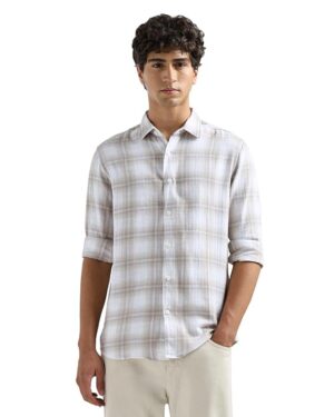 Premium Slim Fit Checked Full Sleeve Shirt